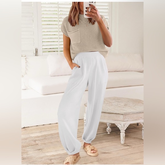 ANRABESS Women's Two Piece Knit Sweater Set - Picture 2 of 3